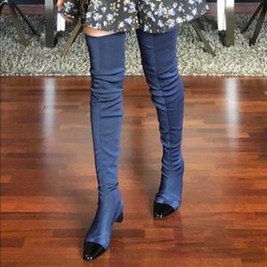 Zara Navy blue high heels shoes